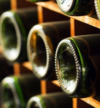 oquedades en las botellas de vino