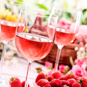 tipos de vino segun la tradición vino rosado
