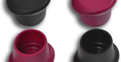 Compra Kitchen Candy® Tapones DE Silicona para Vino Juego de 4 – Fabricados con Silicona de Uso alimentario, Aptos para el lavaplatos y Reutilizables. Conserva el Vino Durante
